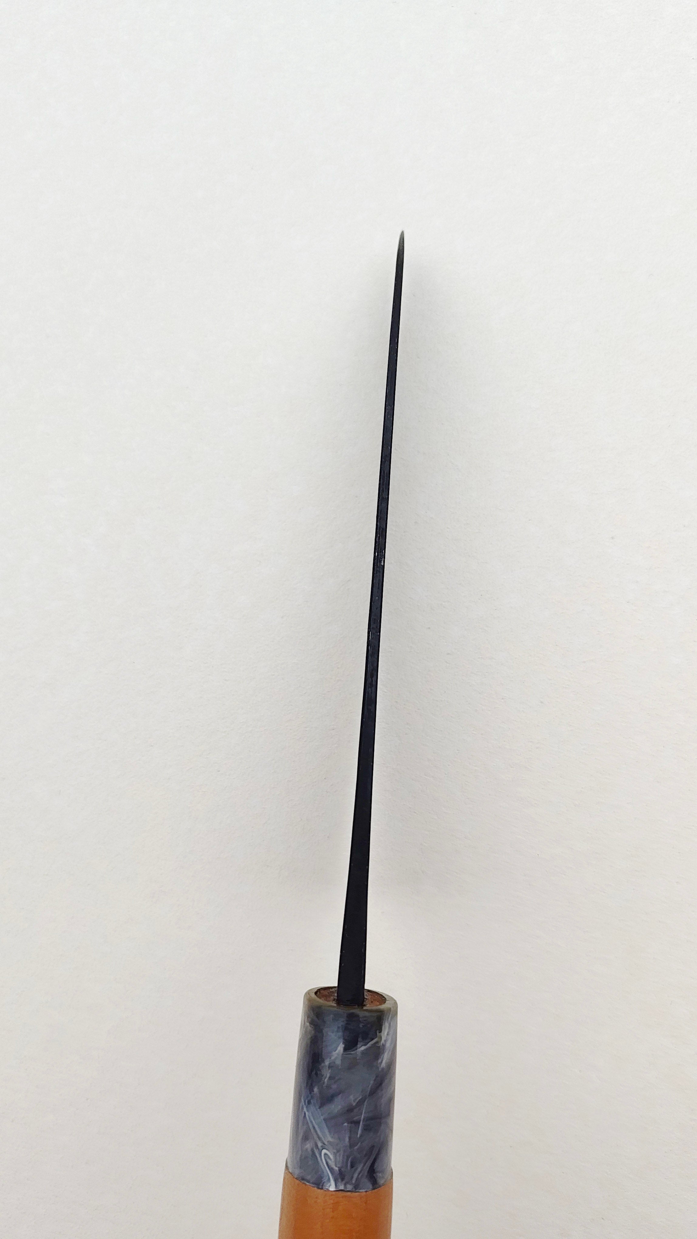 Couteau de cuisine japonais "Santoku" finition "Kurouchi" 165mm "Nao Yamamoto"