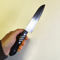 Couteau de cuisine japonais Santoku 180mm Miki Hamono
