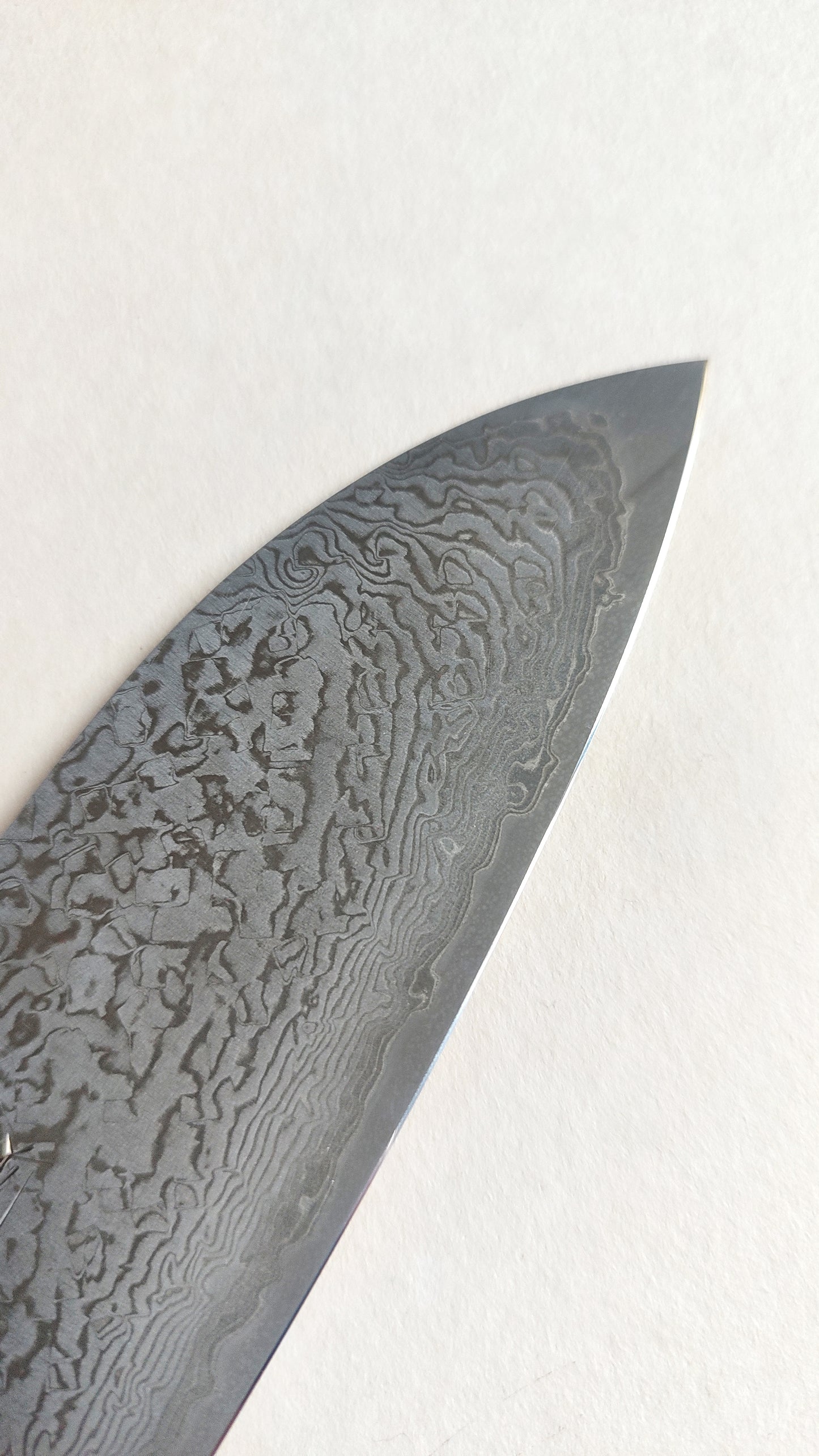 Magnifique couteau de cuisine japonais "Santoku" 180mm Damas "Kintaro"