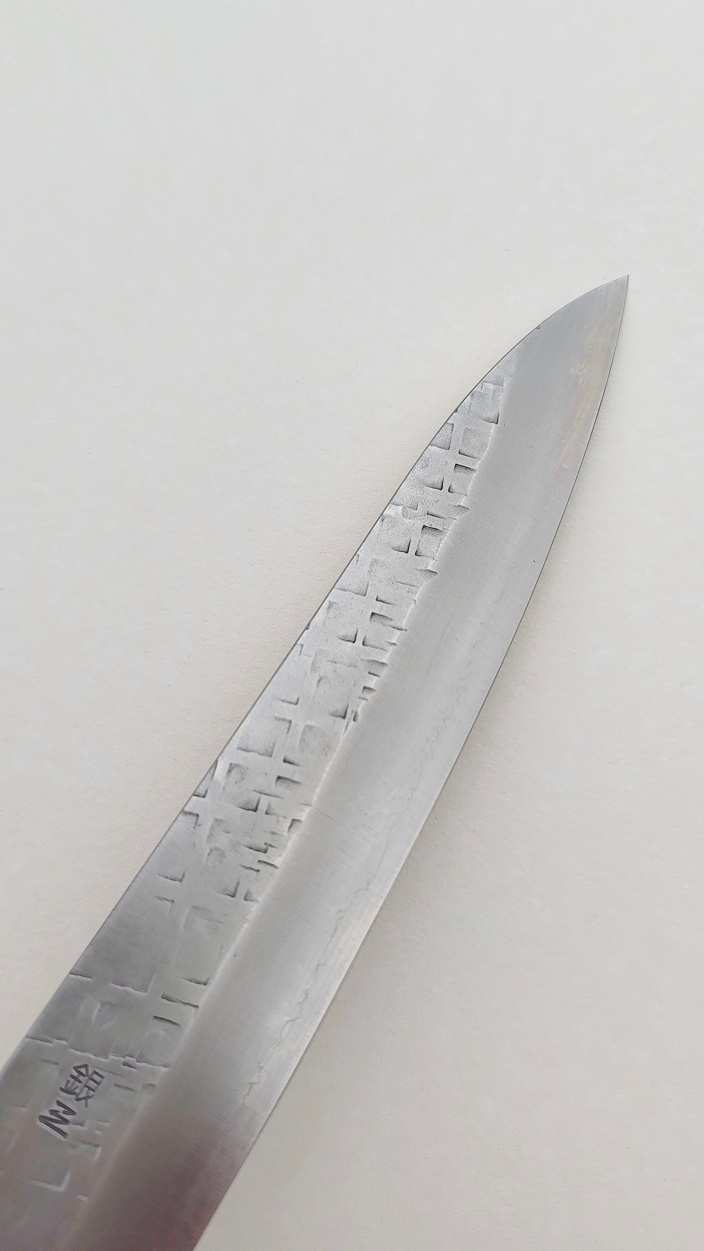 Couteau de cuisine japonais en acier Ginsan "Sujihiki" 210mm "Nao Yamamoto"