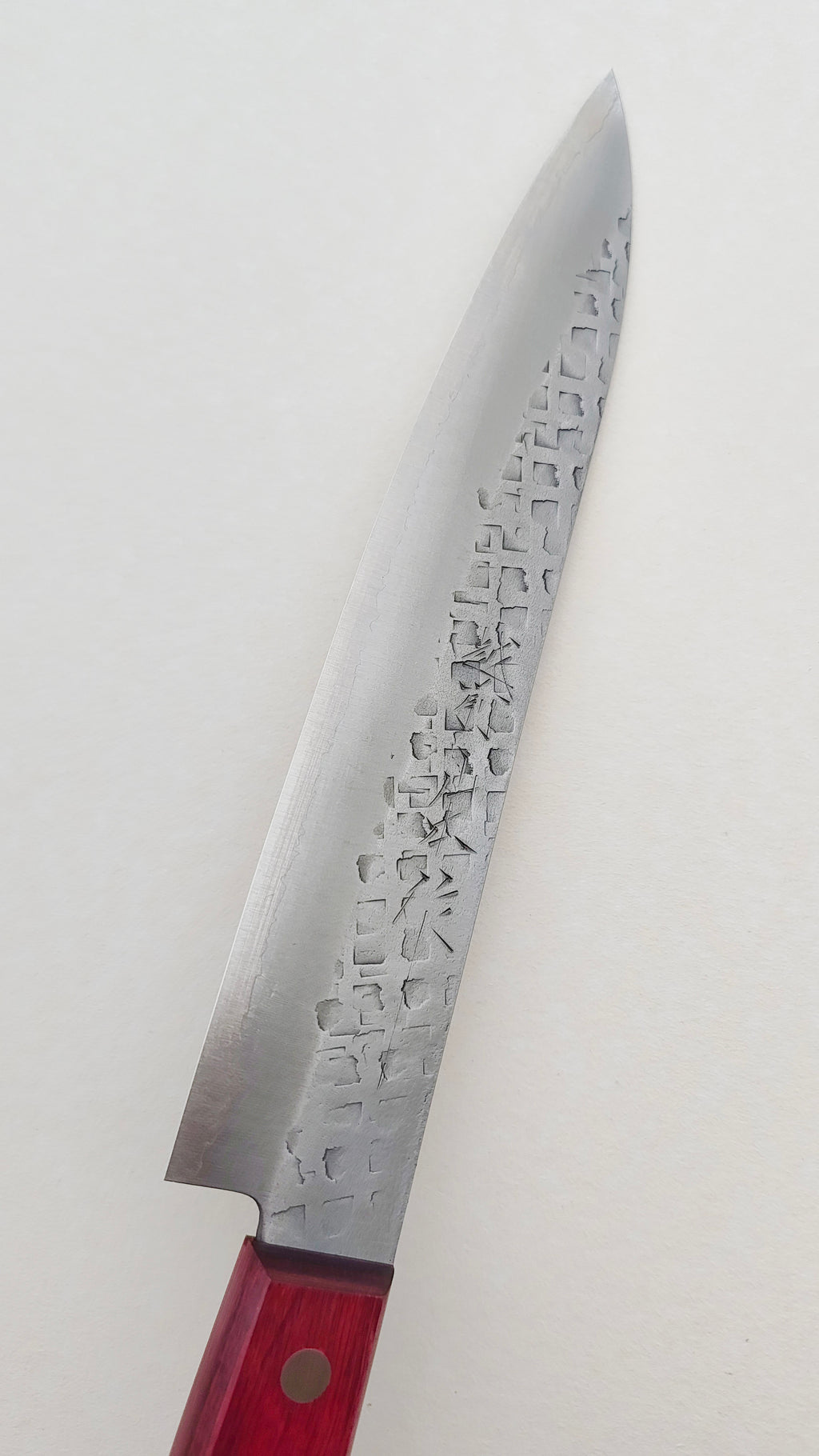 Couteau de cuisine japonais en acier Ginsan "Sujihiki" 210mm "Nao Yamamoto"