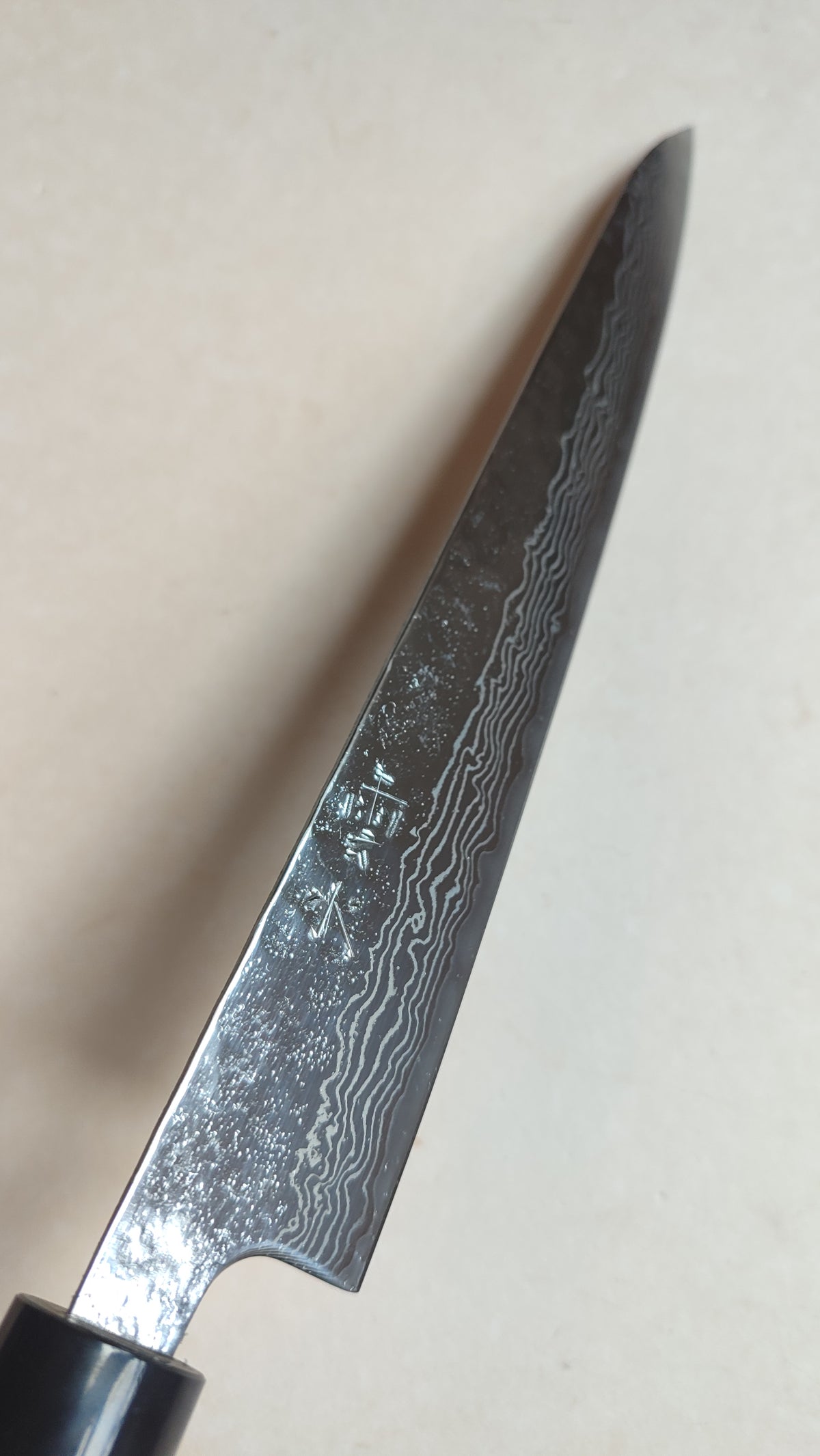 Magnifique couteau de cuisine japonais "Sujihiki" 240mm 410C Steel "Maruyoshi"