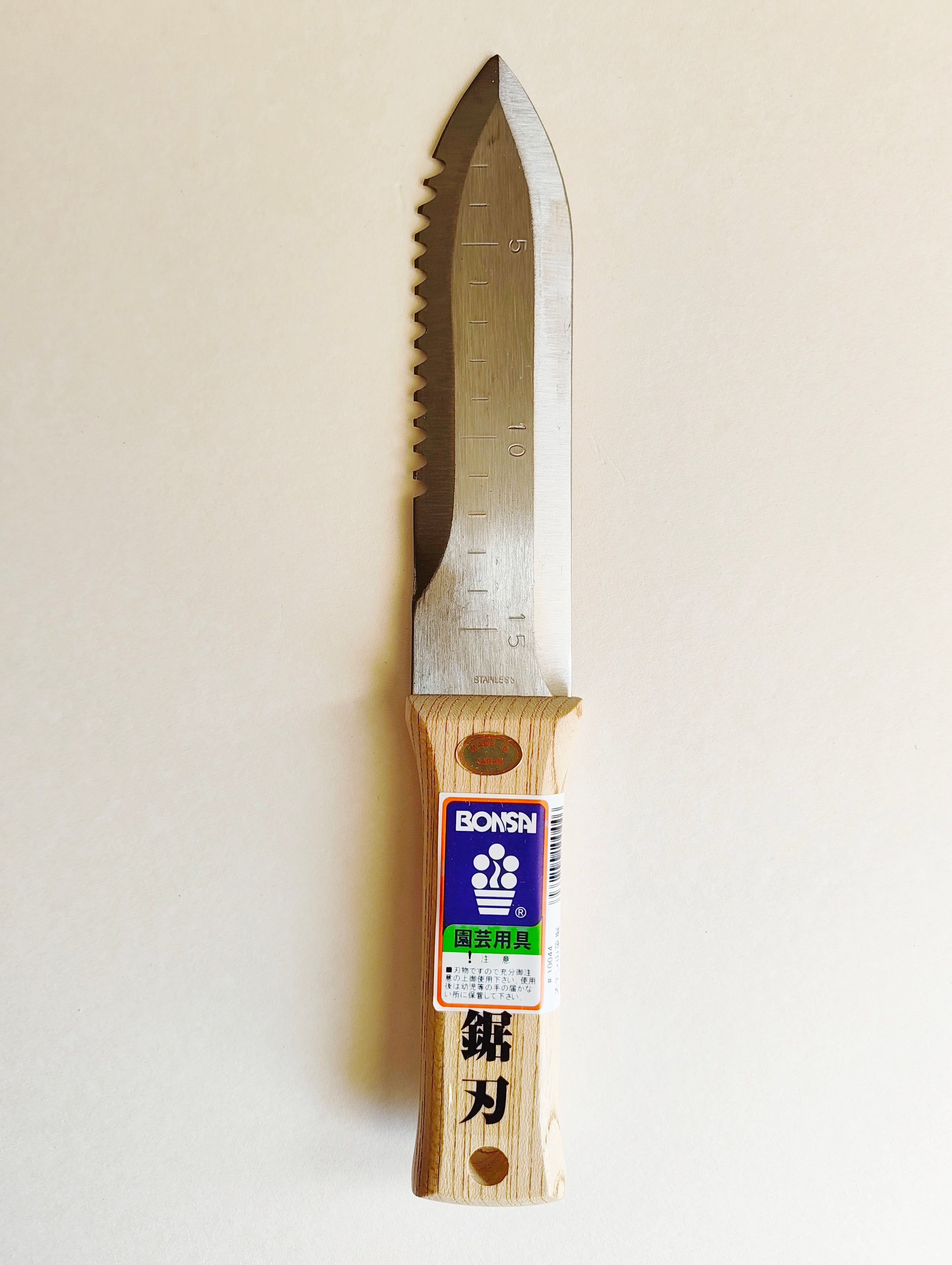 Couteau de jardinage japonais "Hori hori" INOX