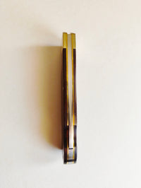 Couteau de chasse japonais pliant "Kogatana" damassé 90mm "Takeshi Saji"