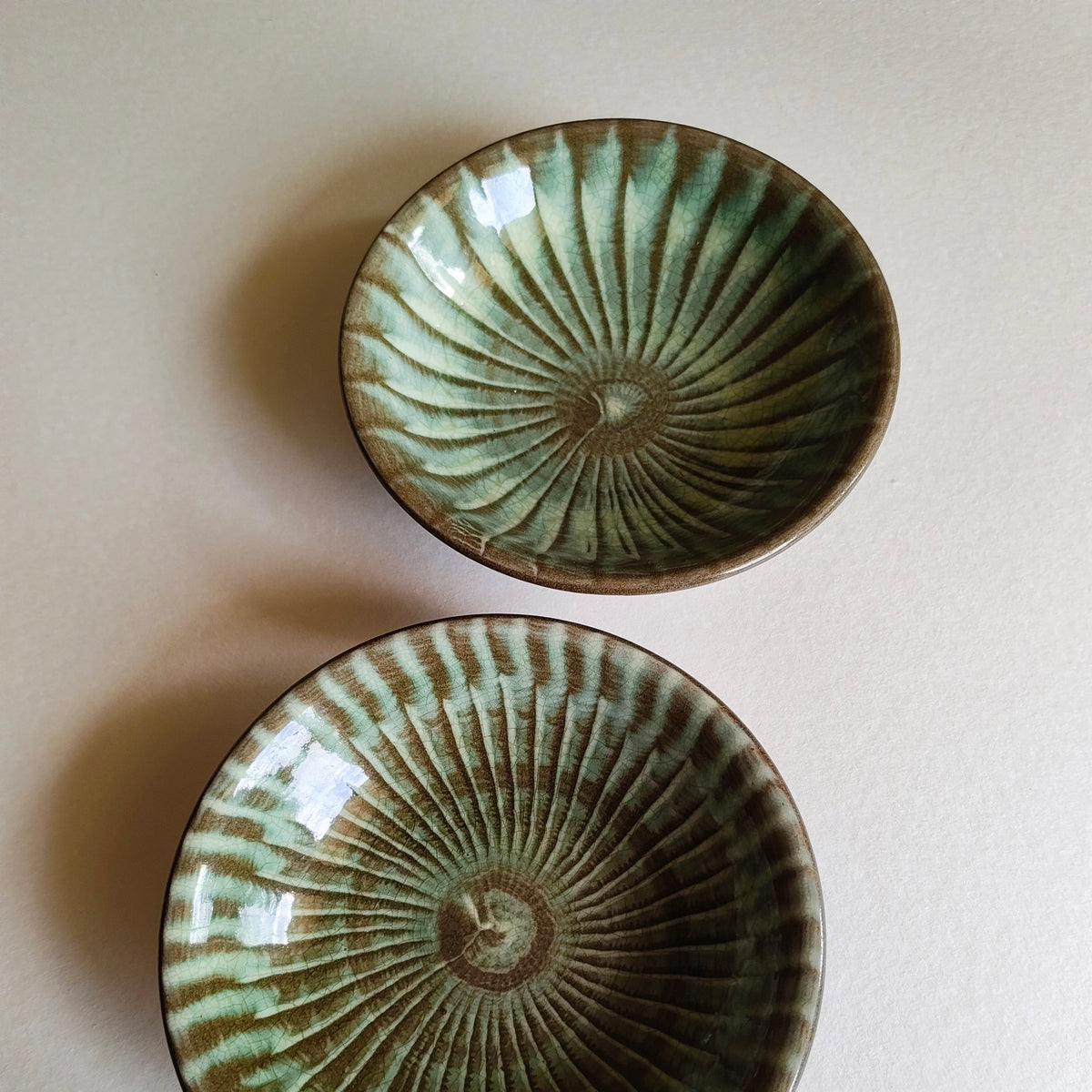 Duo d'assiettes céramique de Koishiwara 165mm
