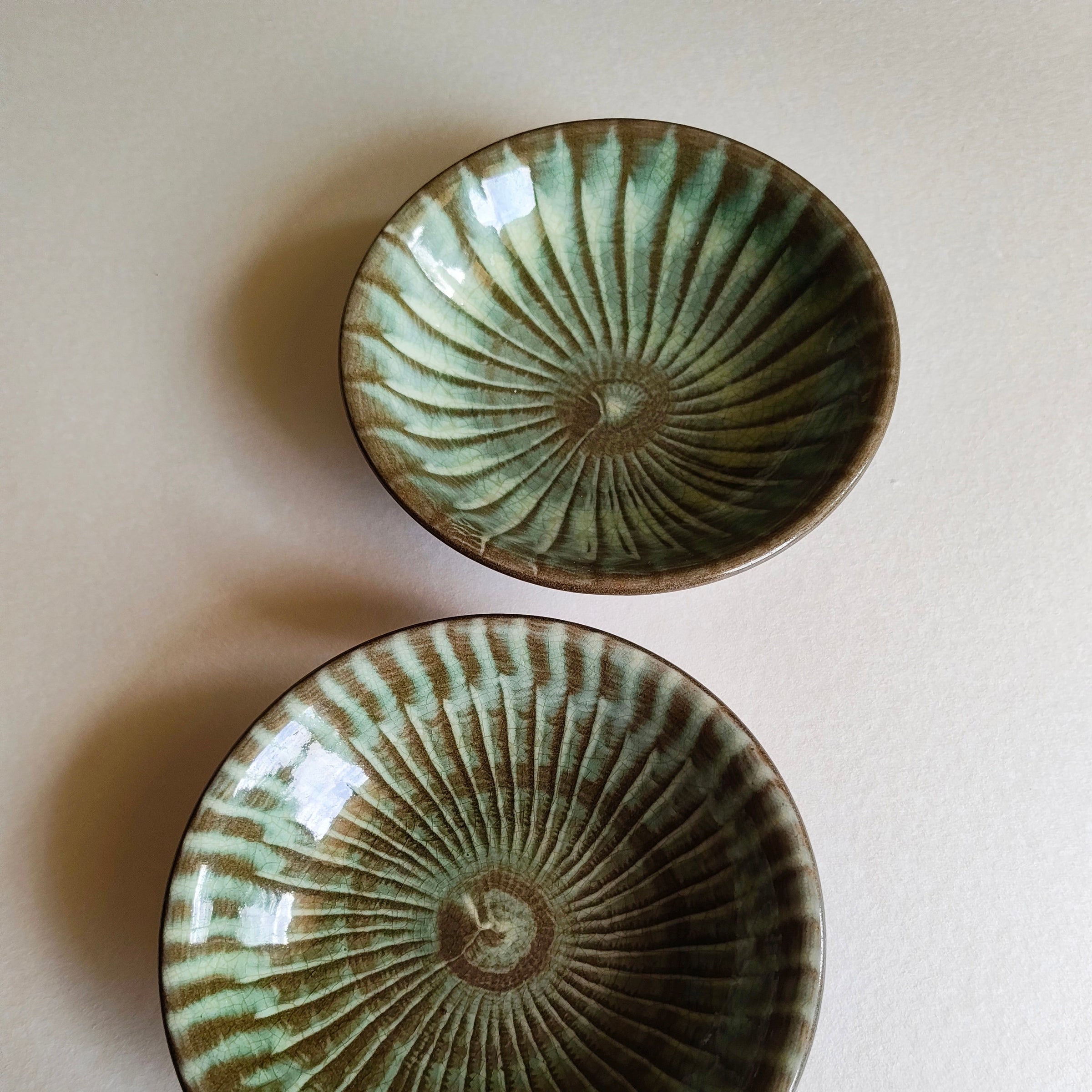 Duo d'assiettes céramique de Koishiwara 165mm