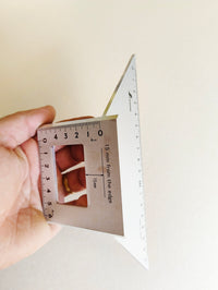 Équerre d'onglet 3D japonaise "Shinwa" 45°