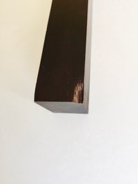 Morceau de bois exotique-Carrelet d'ébène vert 650gr  57,5 X 43,5 X 302mm