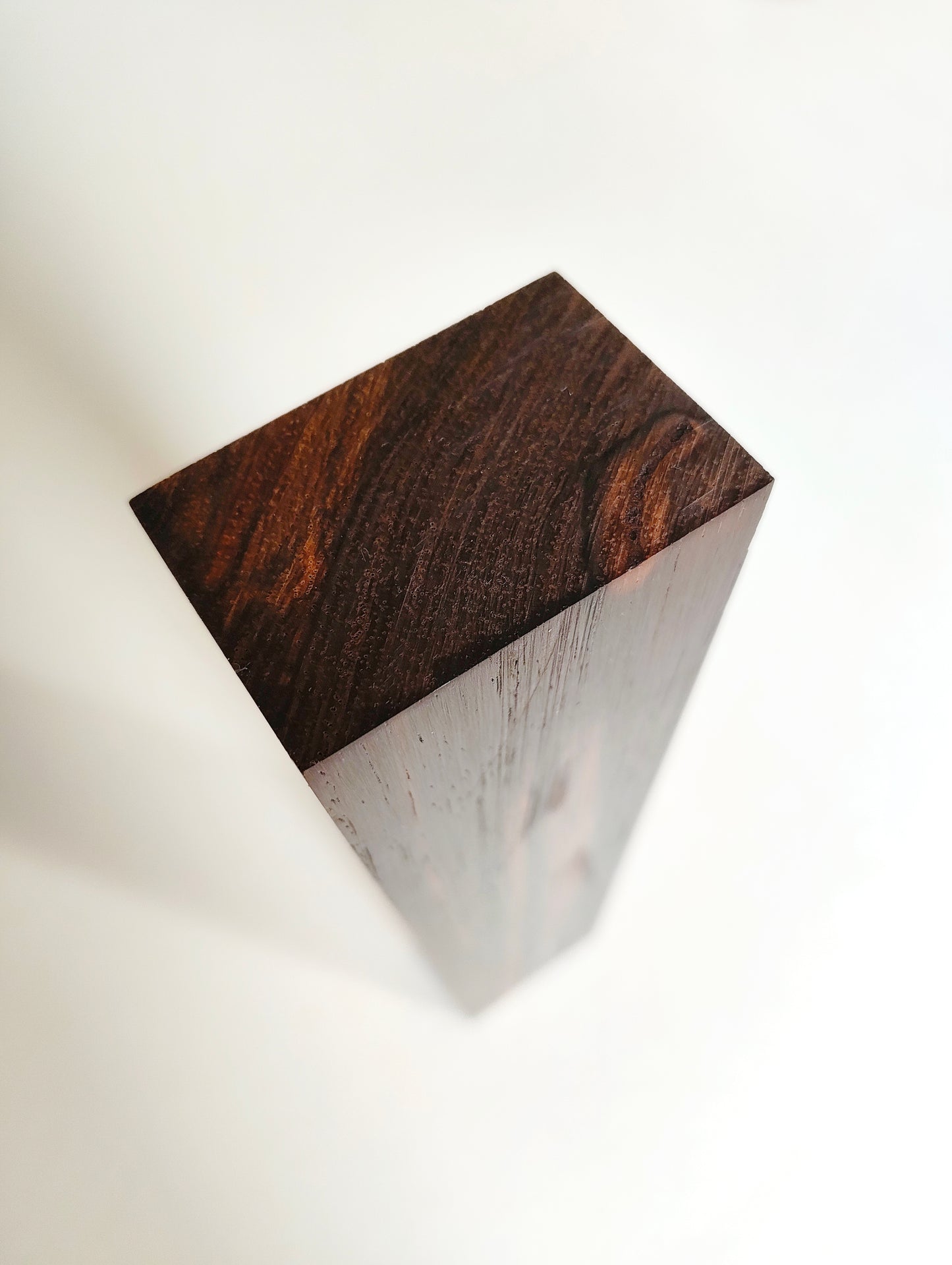 Morceau de bois exotique-Carrelet d'ébène vert 650gr 58 X 39 X 305mm