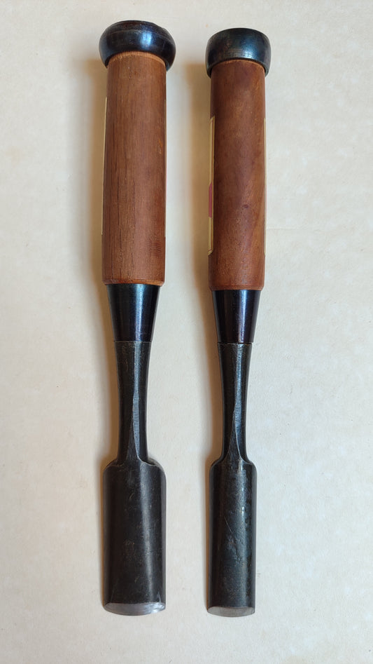 Duo de gouges japonaises "Uchimaru nomi" 18 & 24mm