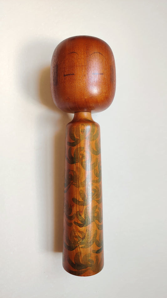 Trés grande poupée japonaise en bois "Kokechi" 365mm "Issetsu Kuribayashi"