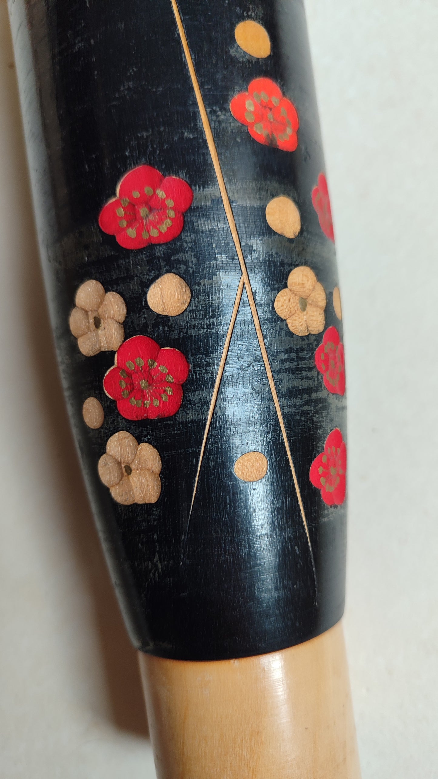 Grande poupée japonaise en bois "Kokechi" 330mm "Sato Suigai"