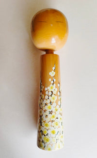 Trés grande poupée japonaise en bois "Kokeshi" 370mm "Takahashi Hashime" (1918-2002)