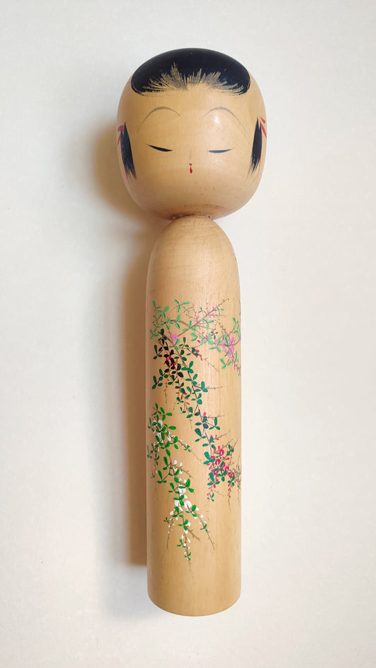 Trés grande poupée japonaise en bois "Kokechi" 370mm "Onodera Koraku"