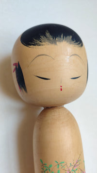 Trés grande poupée japonaise en bois "Kokechi" 370mm "Onodera Koraku"