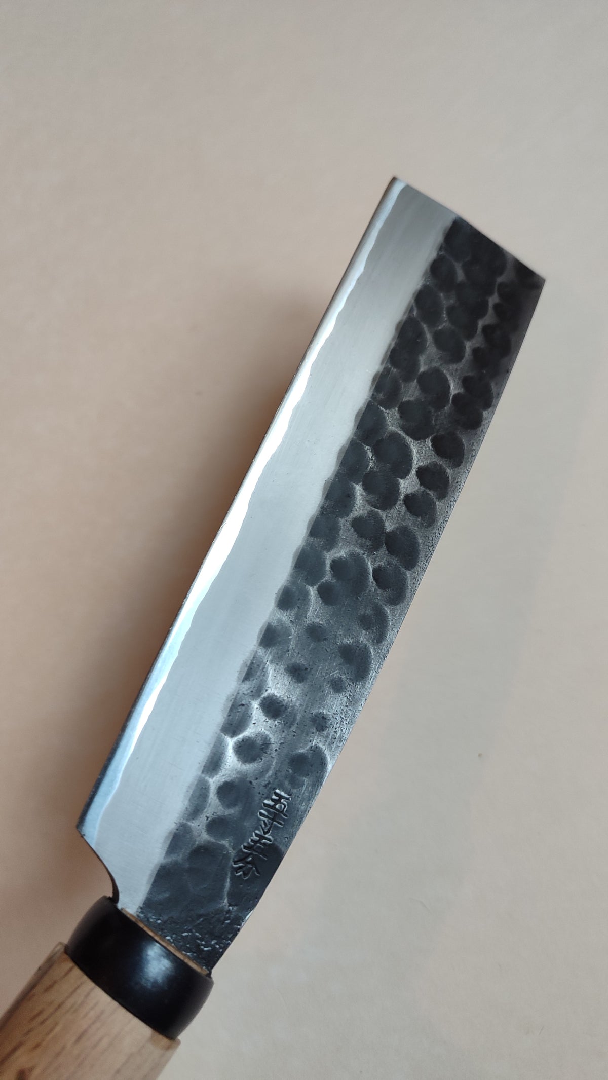 Hachette japonaise "Nata" 165mm "Ajikataya" double biseaux