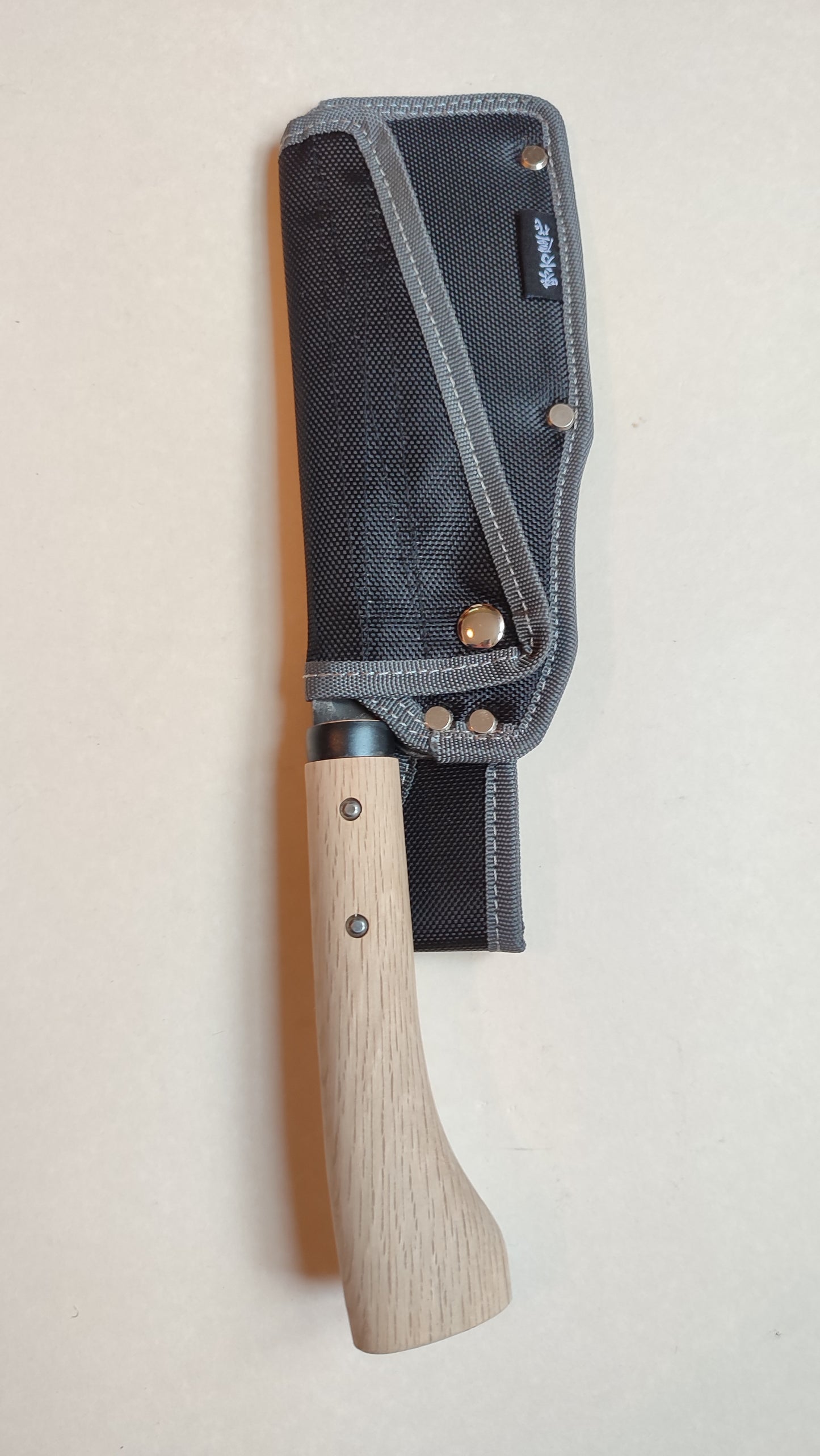 Hachette japonaise "Nata" 165mm "Ajikataya" double biseaux