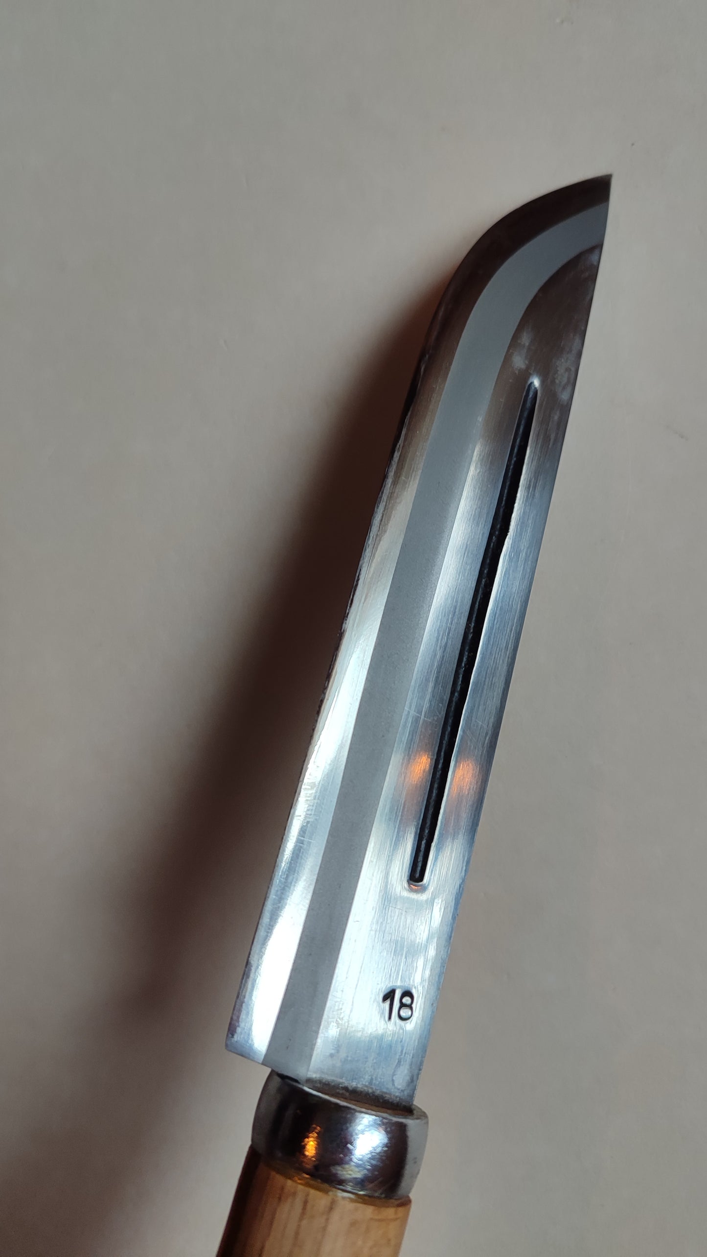 Couteau de chasse japonais à double biseau "Nata" 180mm "Gentamahiro"