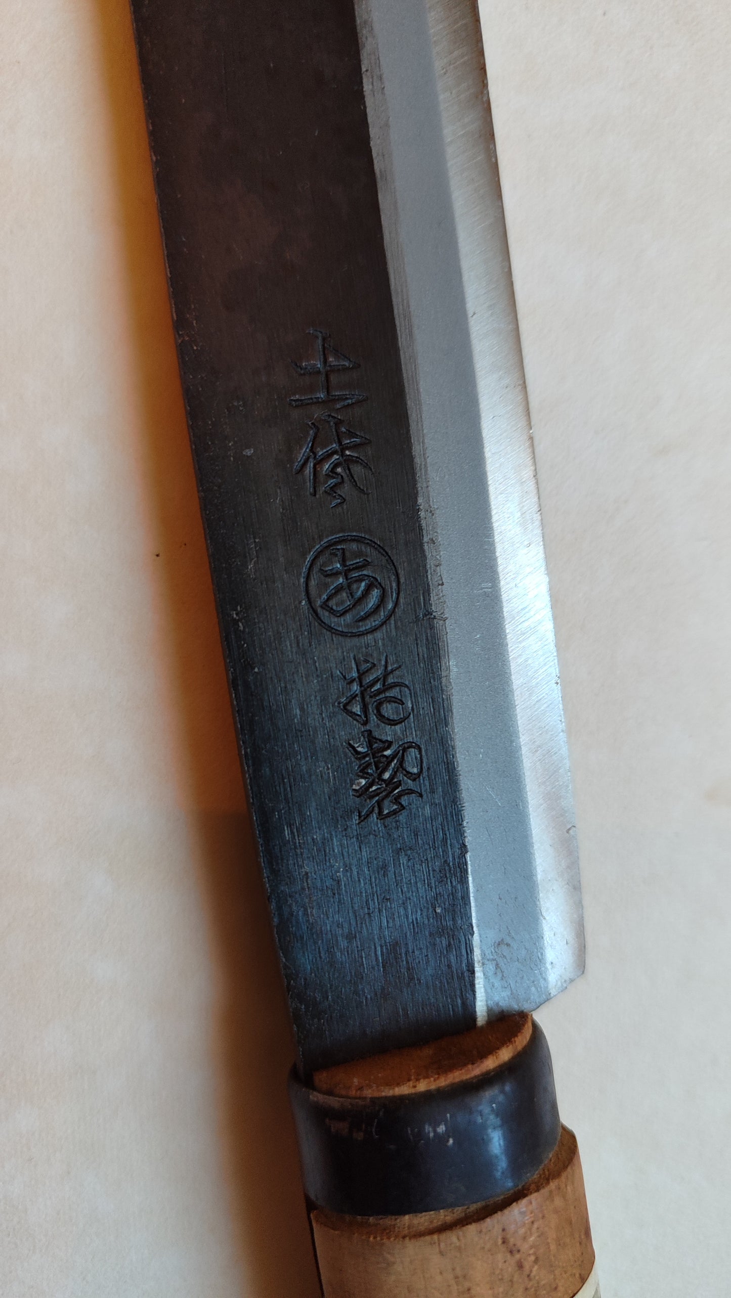 Petite hachette japonaise à double biseau "Nata" 165mm "Tosa"