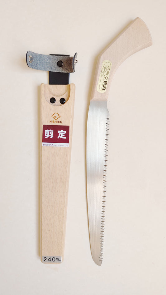 Japanese gardening saw "Kataba" 240mm "Hishika"