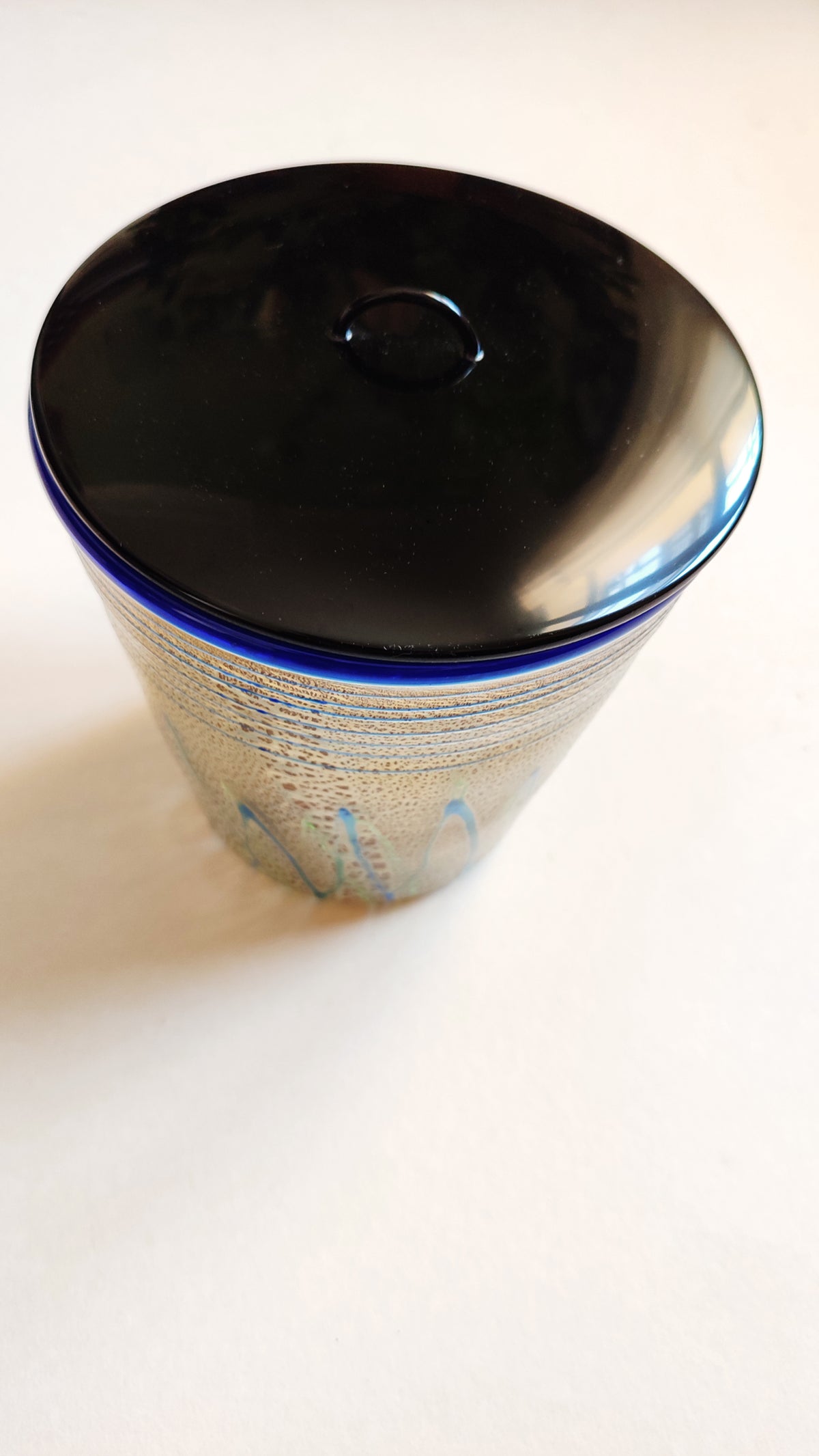 Jarre à eau en verre pour la cérémonie du thé "Mizuya Tsubo" 170mm