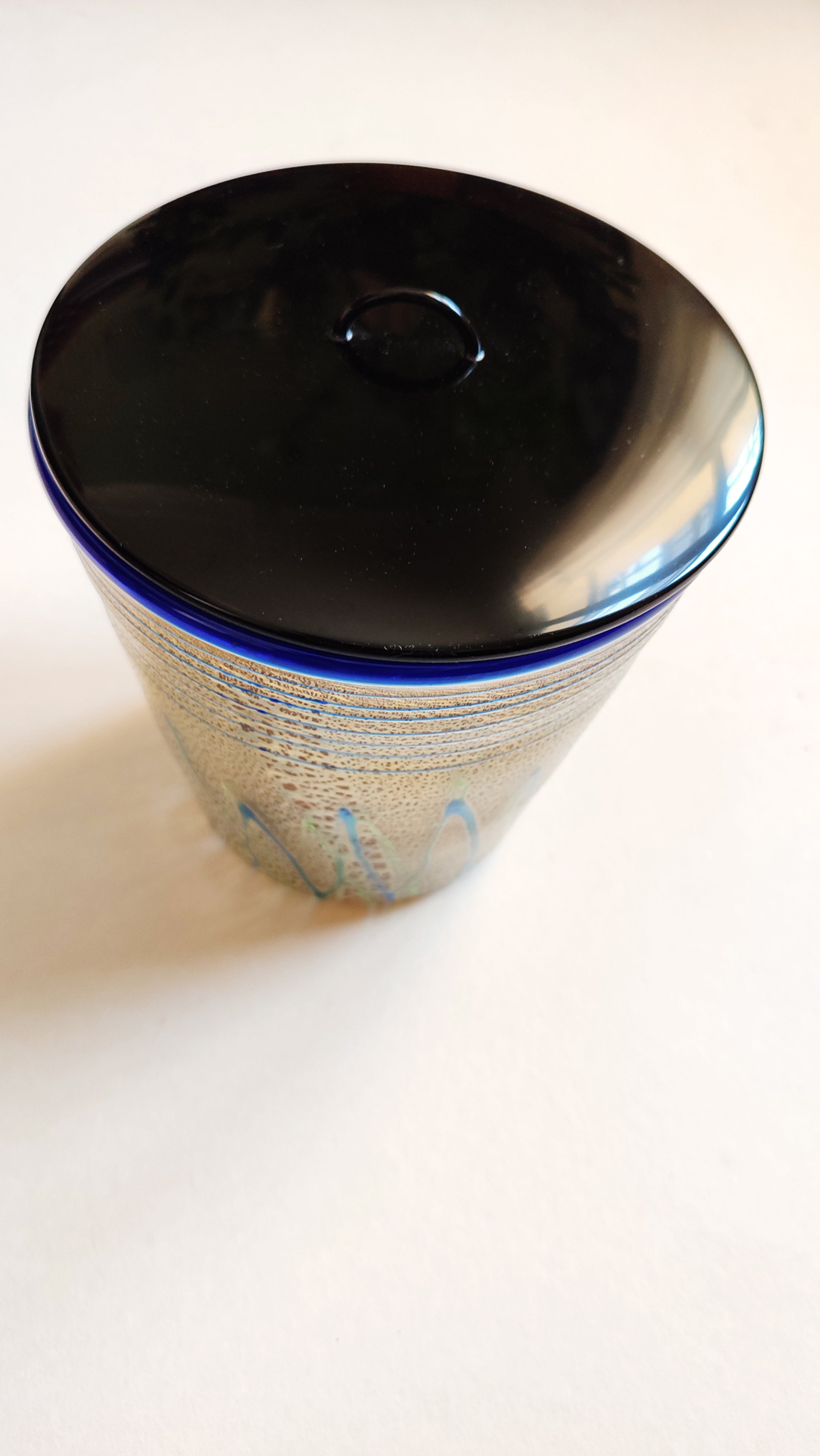 Jarre à eau en verre pour la cérémonie du thé "Mizuya Tsubo" 170mm