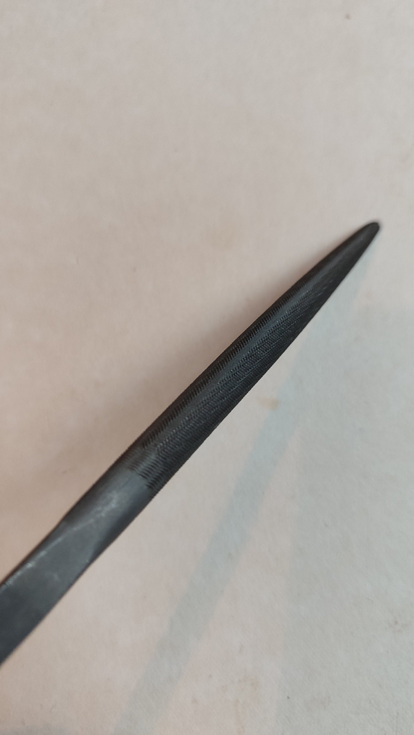 Petite lime fine demi ronde 8mm S345 Steel