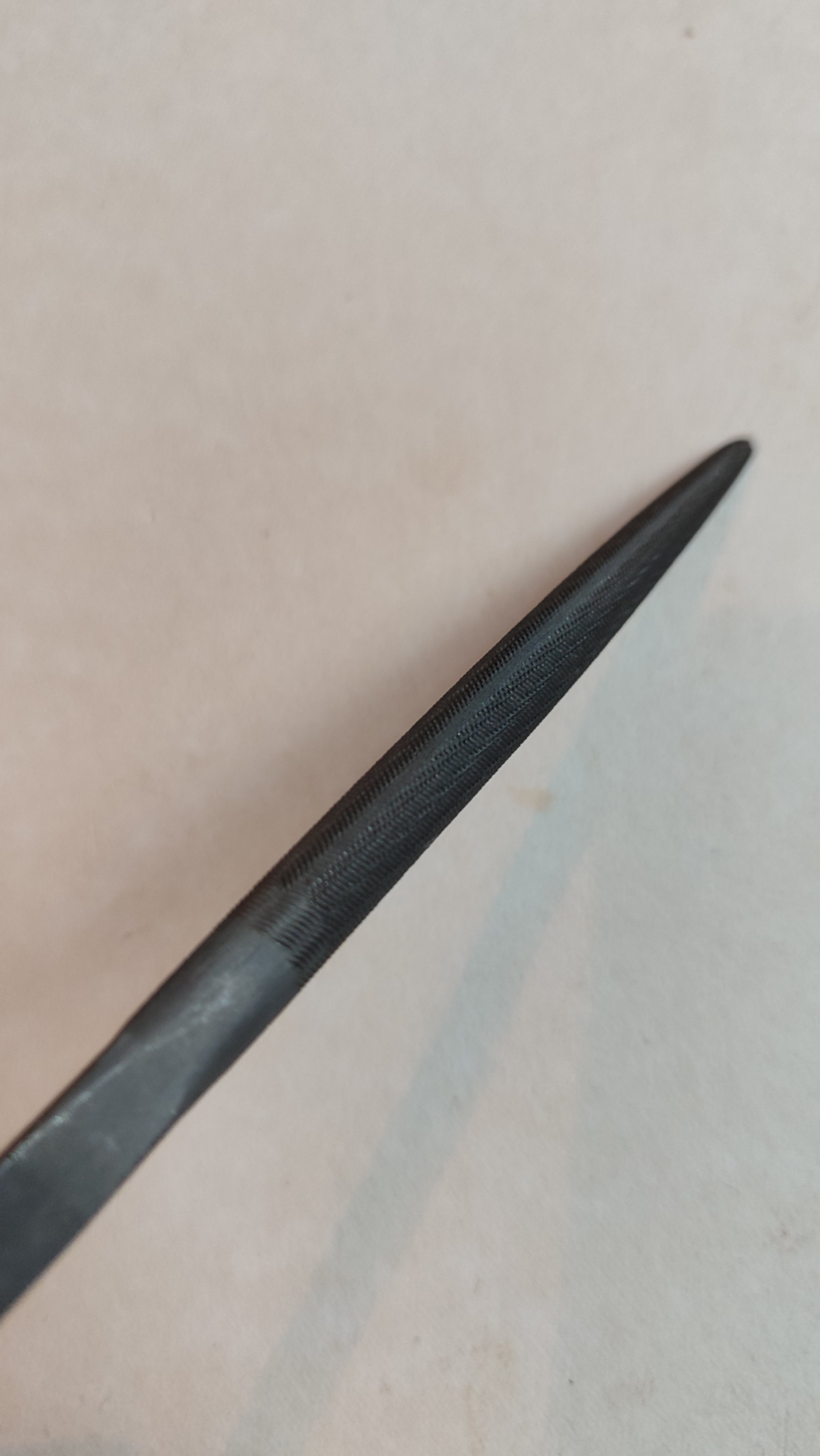 Petite lime fine demi ronde 8mm S345 Steel