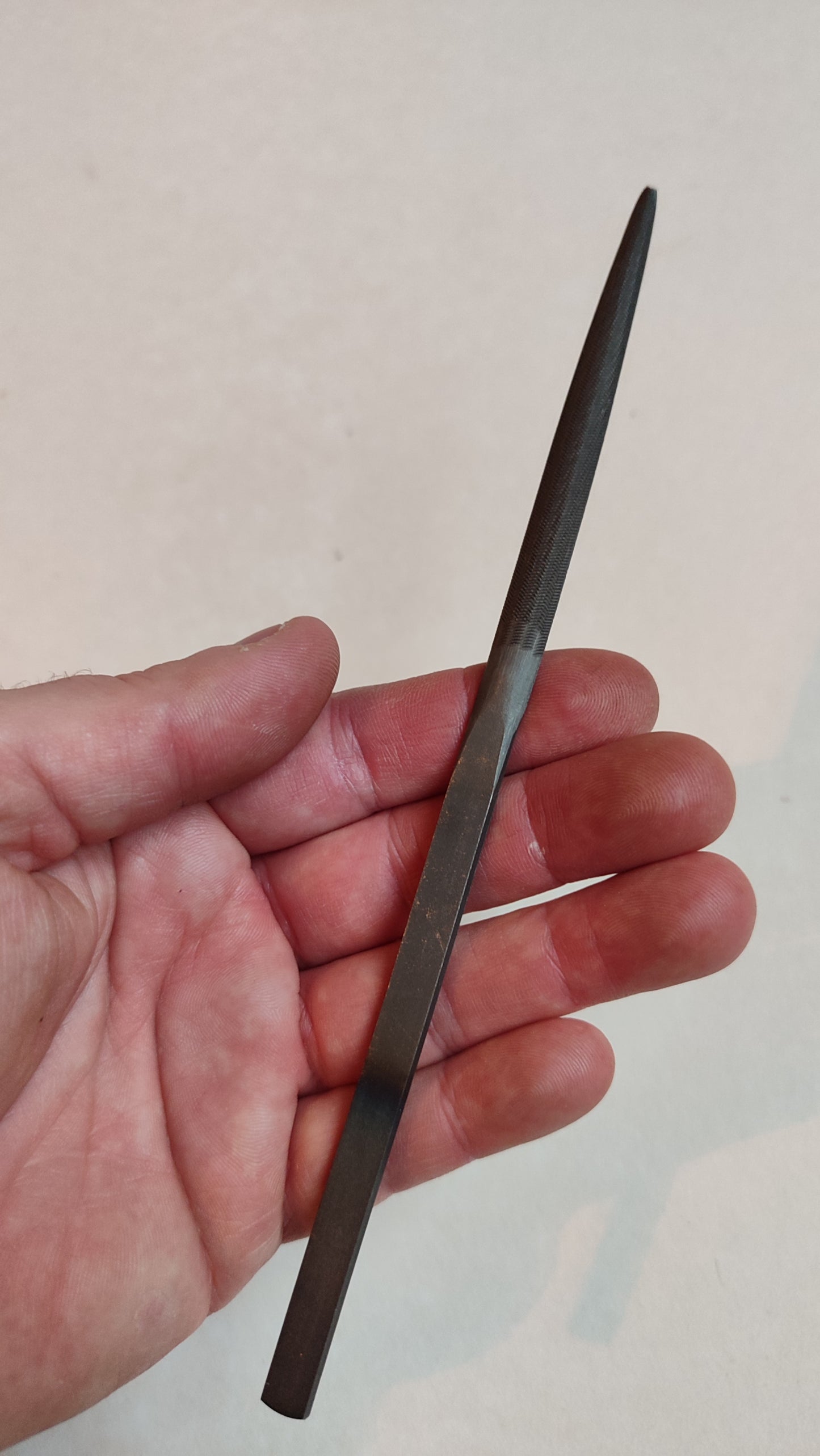 Petite lime fine demi ronde 8mm S345 Steel