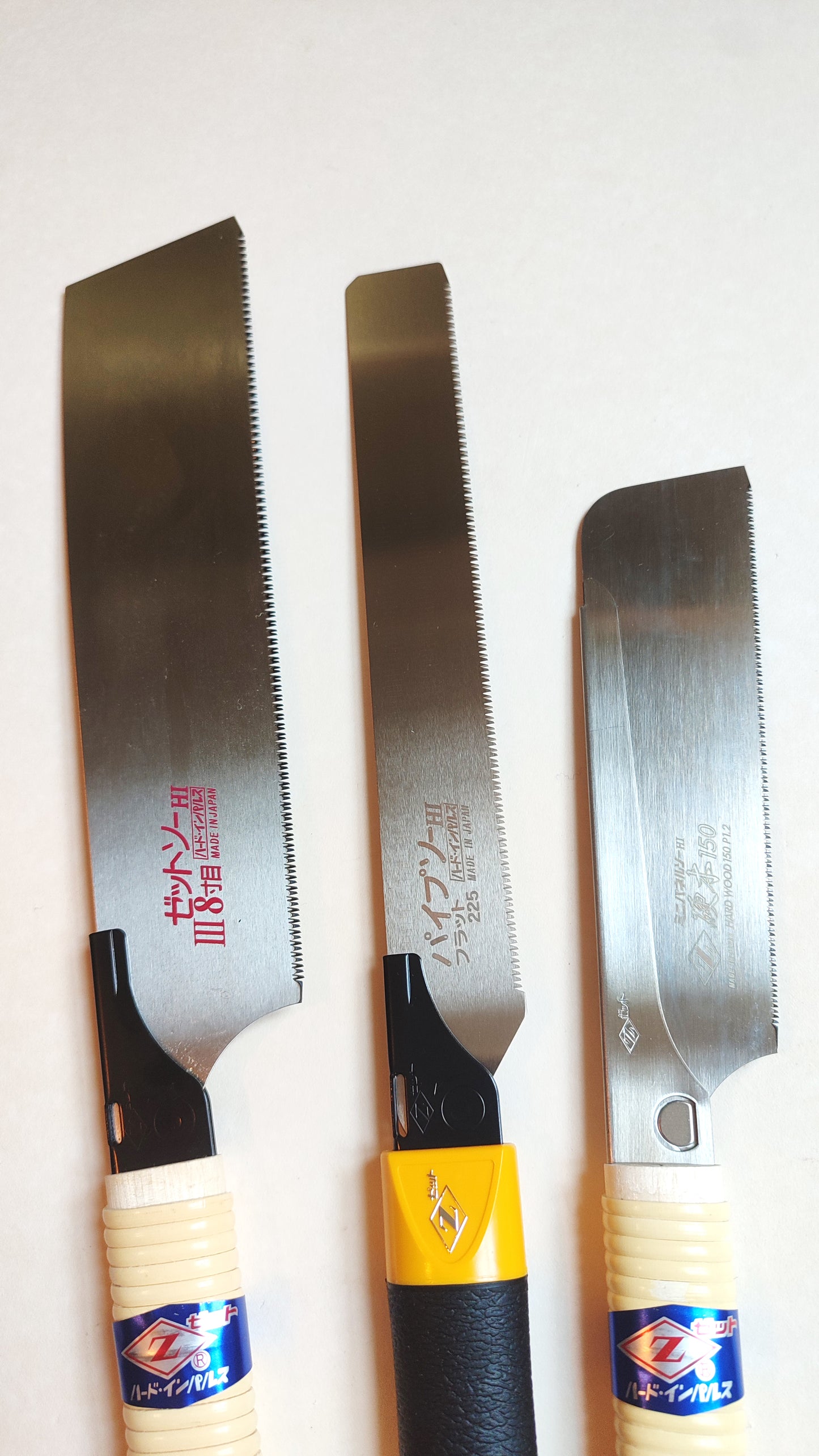 Set de scies japonaises:  Kataba+ Dozuki + Kugihiki