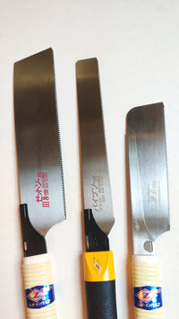 Set de scies japonaises:  Kataba+ Dozuki + Kugihiki