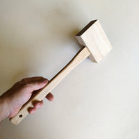 Petit maillet plat en chêne blanc du Japon "Kozuchi" 80mm