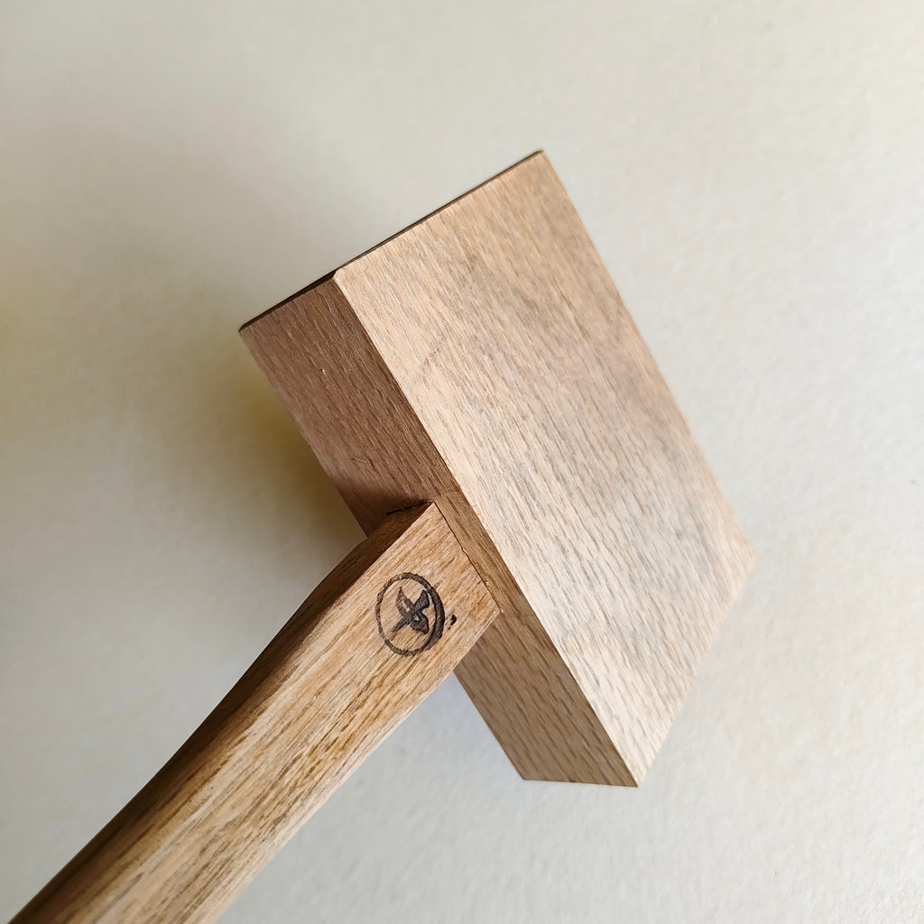 Maillet plat en chêne blanc du Japon "Kozuchi" 100mm