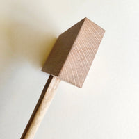 Maillet plat en chêne blanc du Japon "Kozuchi" 100mm