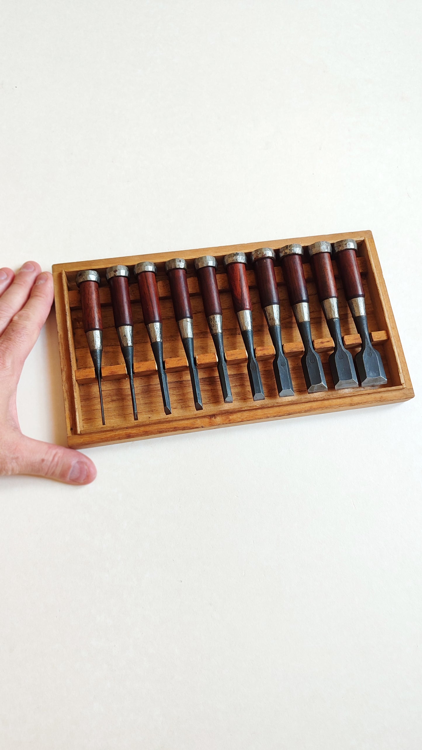 Japanese Scissors Set "Oire Nomi" 3, 6, 9, 12, 15, 18, 24, 30, 36, 42mm "Yusuke"