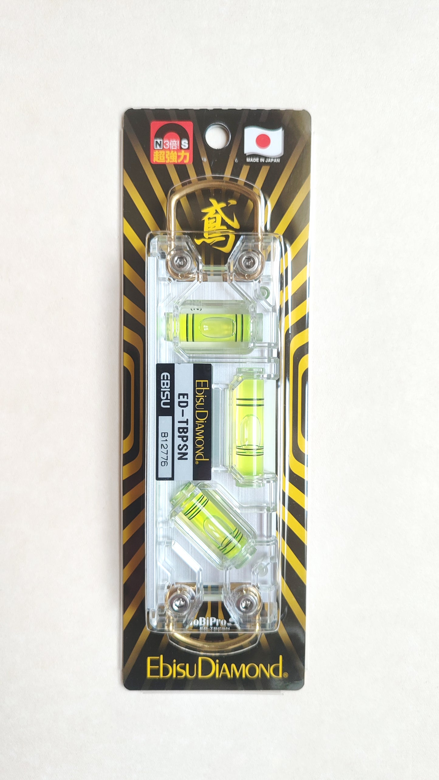 Niveau à bulle crystal magnétique "Ebisu"