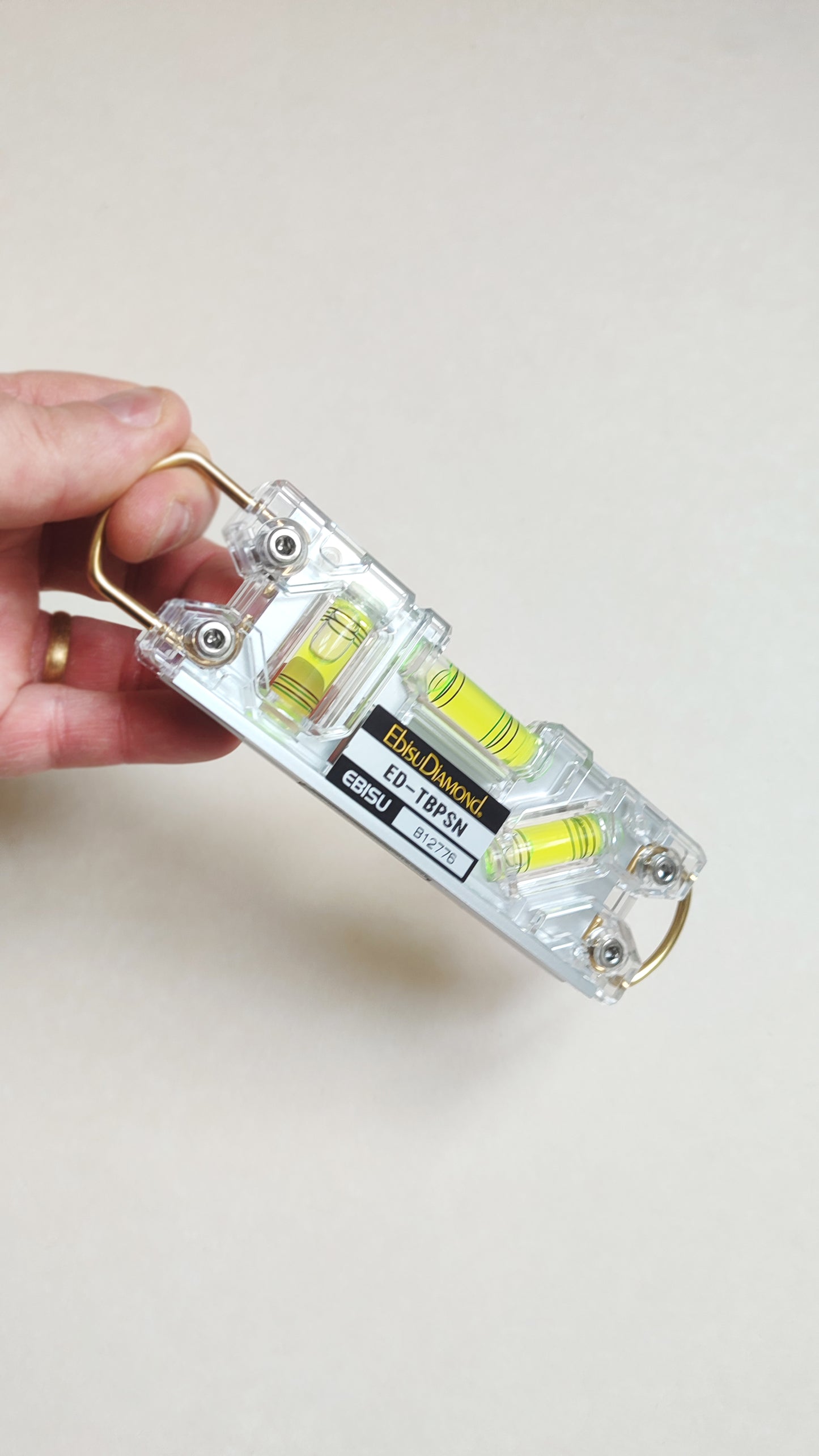 Niveau à bulle crystal magnétique "Ebisu"