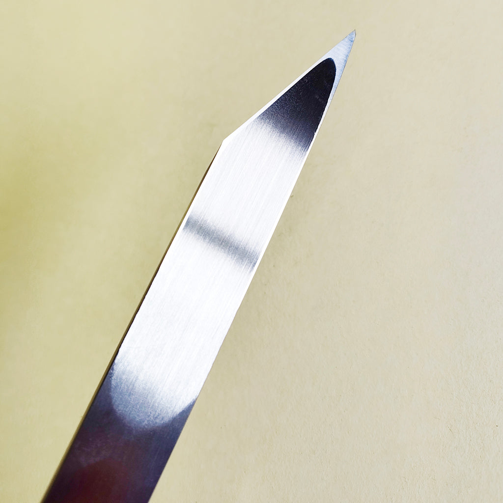 Couteau japonais Kiridashi Yoshihide Sakamitsu poli
