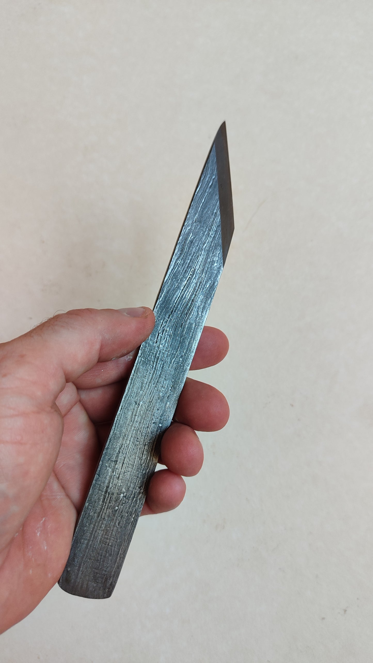 Magnifique couteau japonais type tranchet "Kiridashi" 22mm "Keizan Ishibashi"