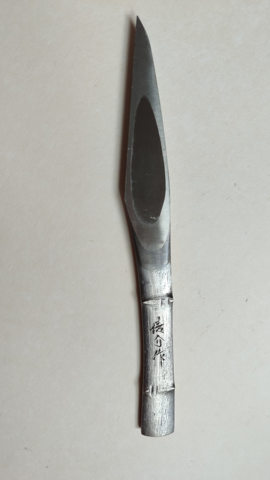 Rare couteau japonais type tranchet "Kiridashi Kokatana" 22mm "Seisuke"