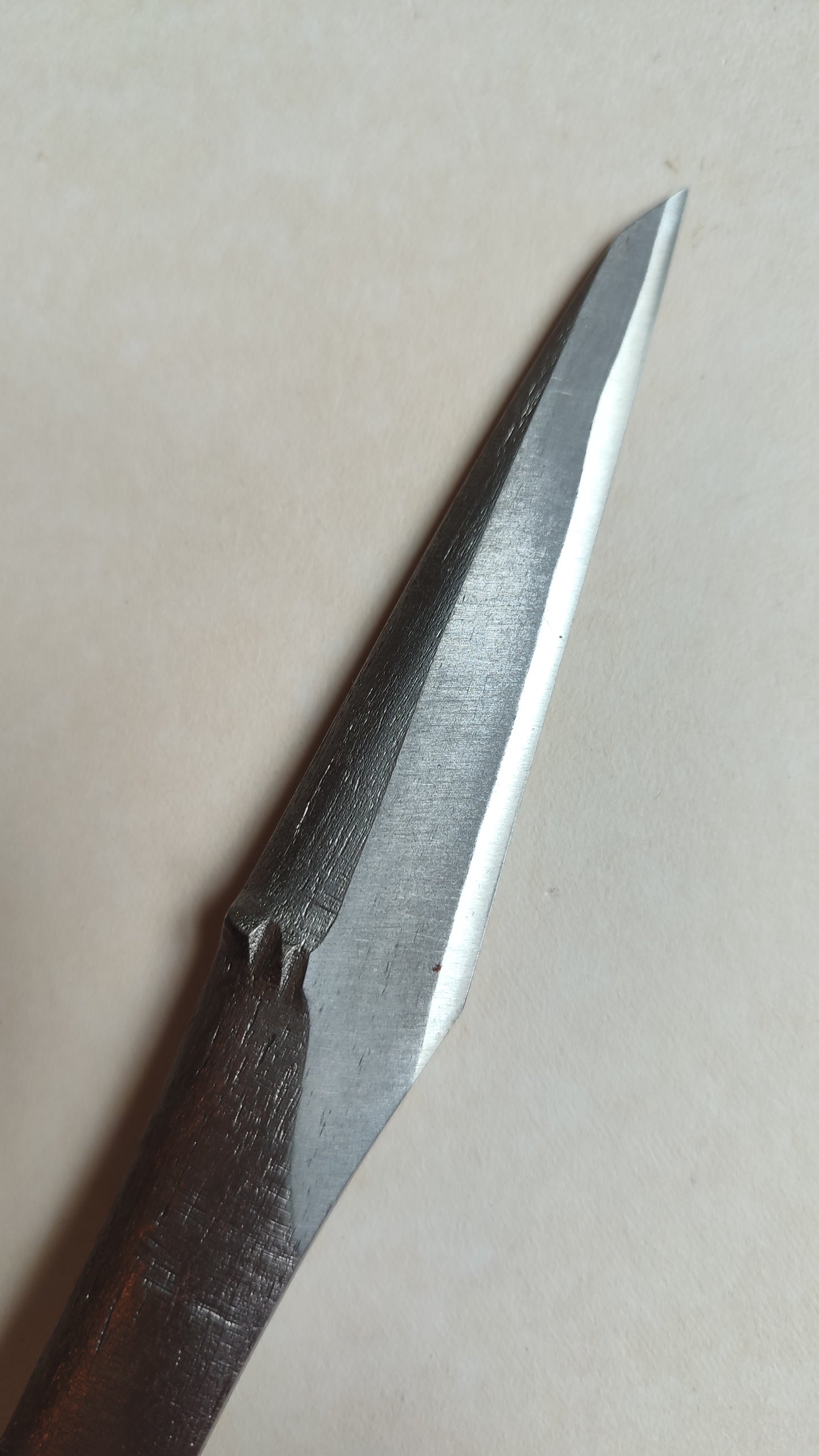 Rare couteau japonais type tranchet "Kiridashi Kokatana" 22mm "Seisuke"