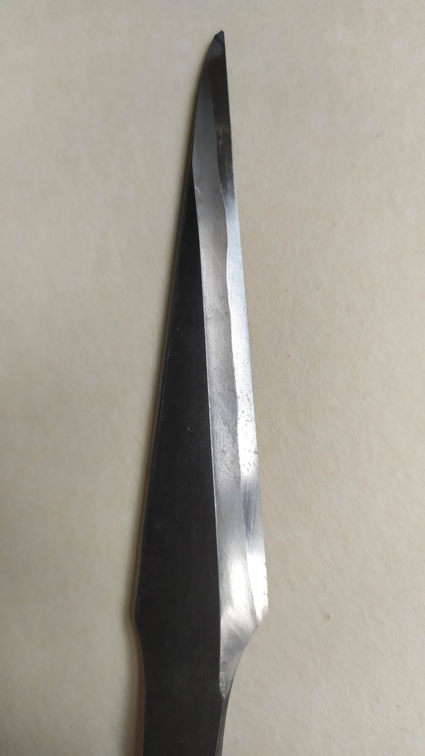 Magnifique Couteau Japonais type Tranchet "Kiridashi" 85mm "Sukemaru"