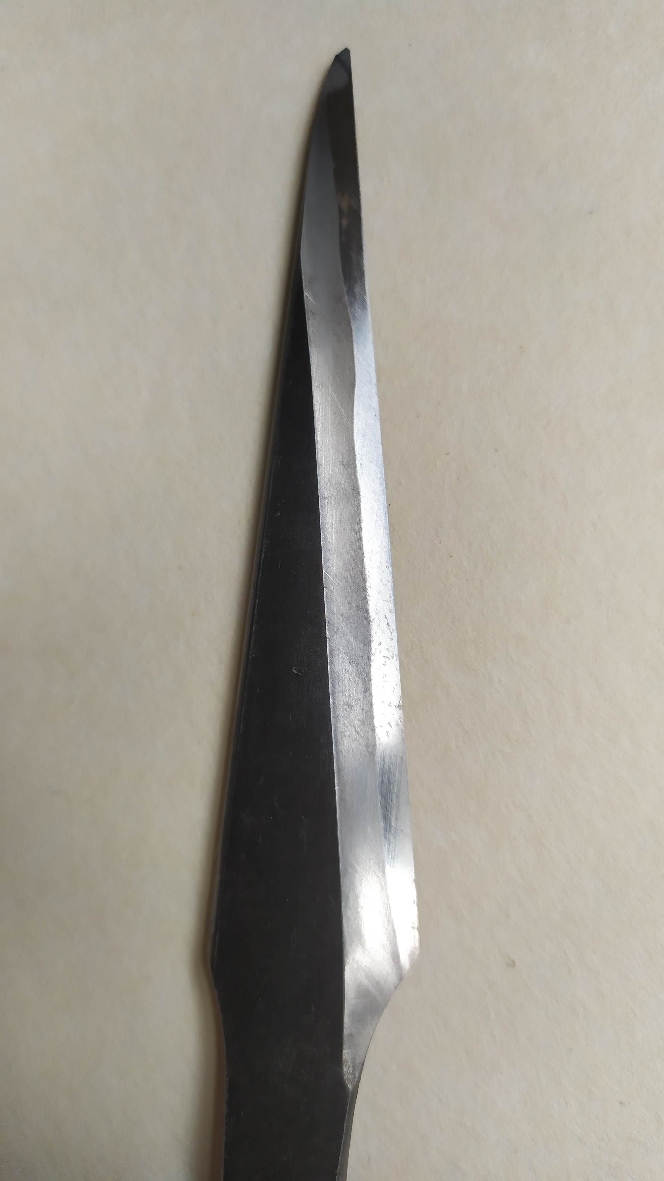 Magnifique Couteau Japonais type Tranchet "Kiridashi" 85mm "Sukemaru"