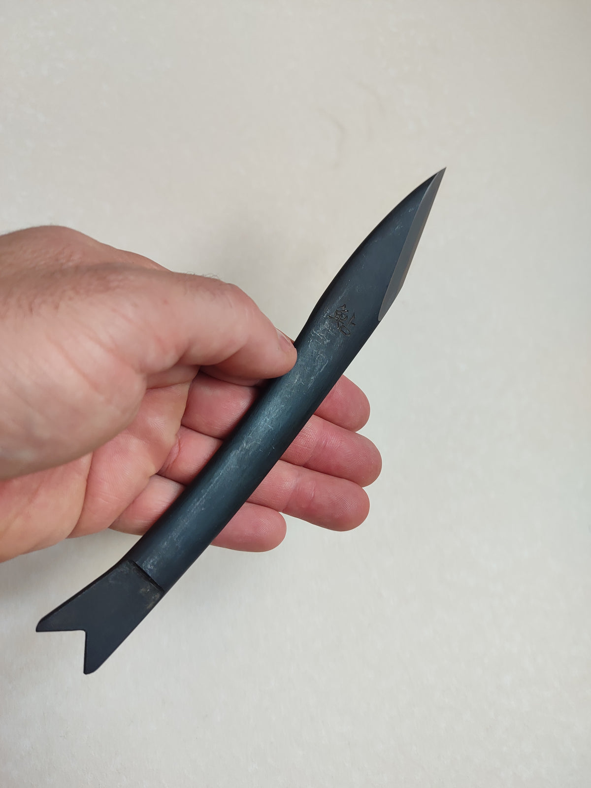 Magnifique couteau japonais type tranchet "Kiridashi" 22mm "Usui Kinzaburo"