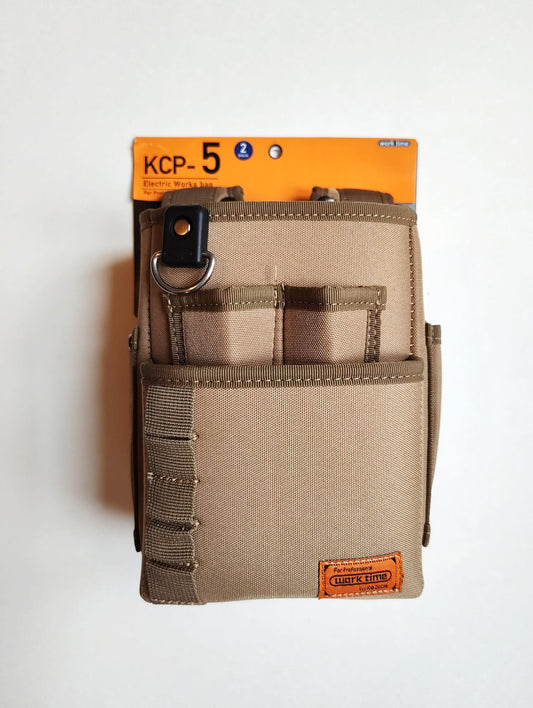 Porte outils large "Kozuchi KCP-5" 2 compartiments