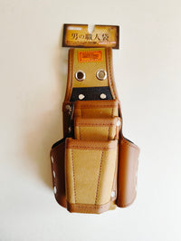 Porte outils large "Kozuchi" 3 compartiments "KNT-21" 260 X 130 X 80mm