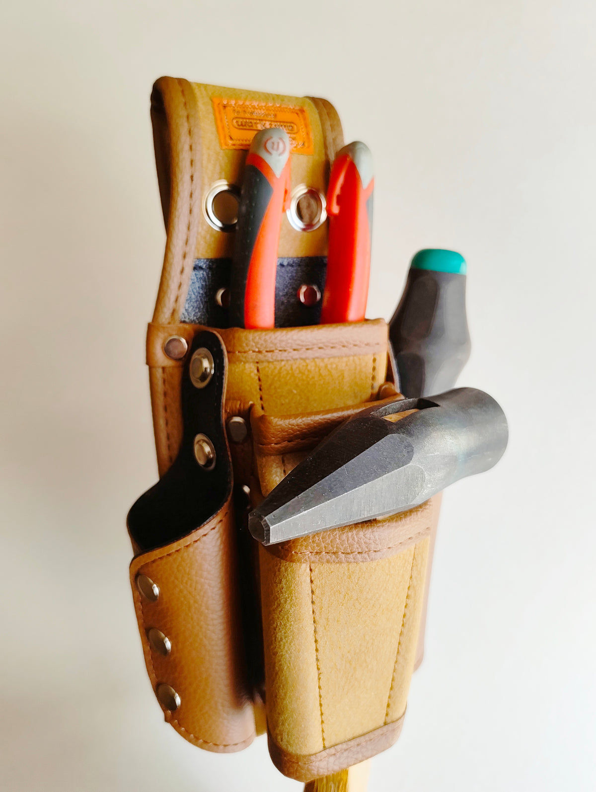 Porte outils large "Kozuchi" 3 compartiments "KNT-21" 260 X 130 X 80mm