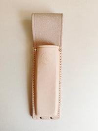 Pochette en cuir pour ciseaux & scies japonaises "Kozuchi" 245 X 65mm "SC-23"
