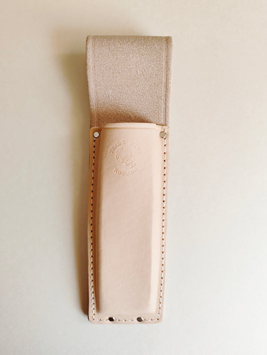 Pochette en cuir pour ciseaux & scies japonaises "Kozuchi" 245 X 65mm "SC-23"