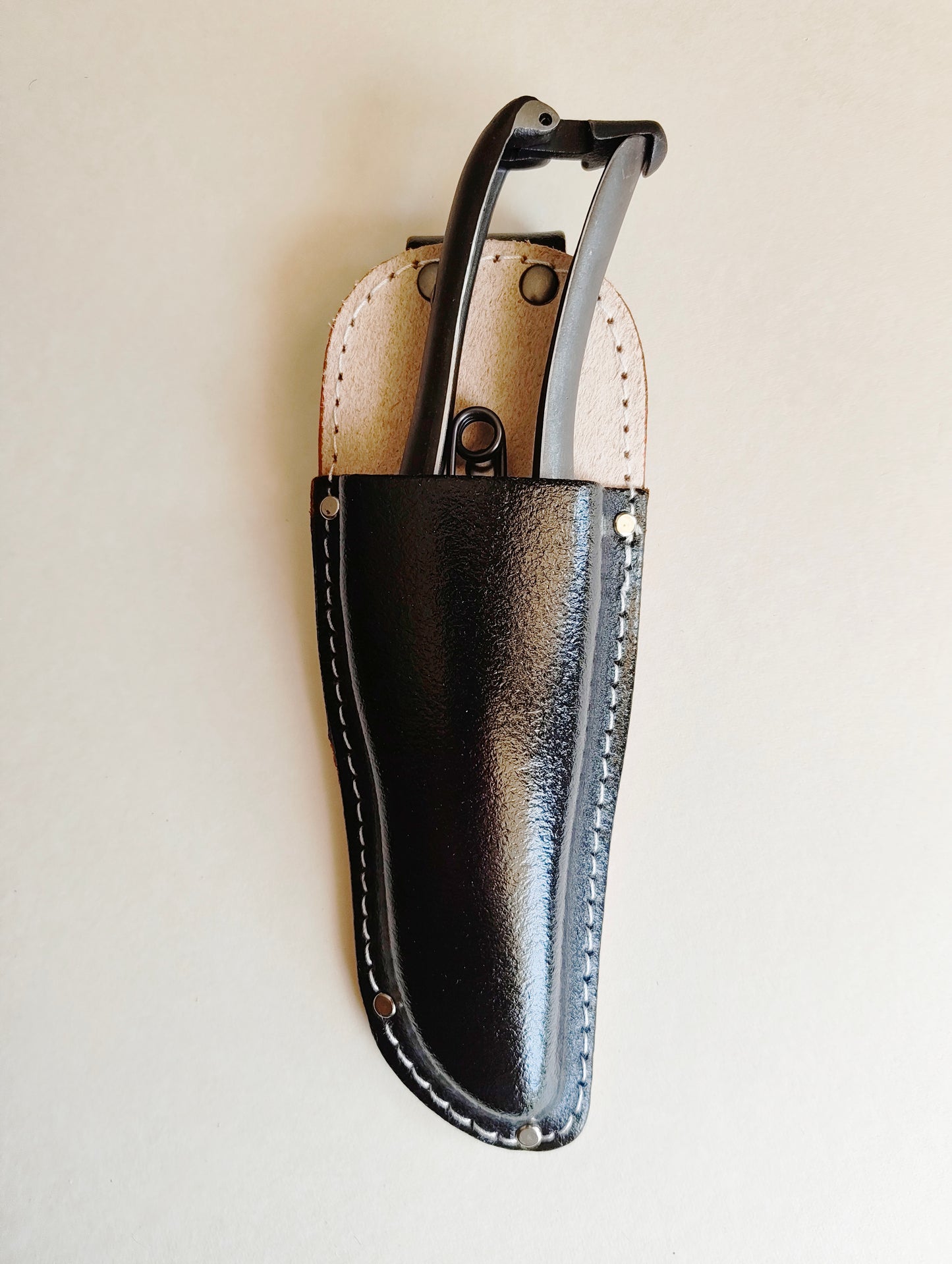 Pochette en cuir pour sécateur japonais "Kozuchi" 205 X 75mm "ST-11"